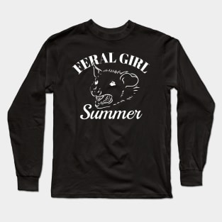 Feral Girl Summer Long Sleeve T-Shirt